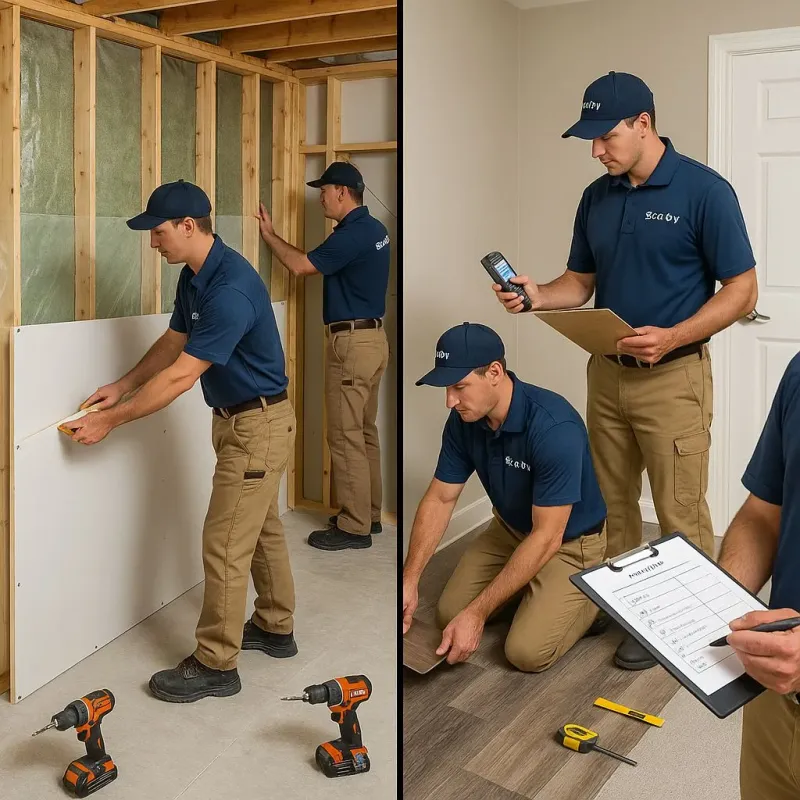 Repairs and Reconstruction process in East Flat Rock, NC