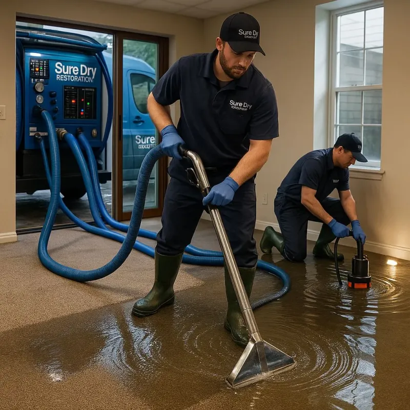 Water Extraction and Removal process in East Flat Rock, NC
